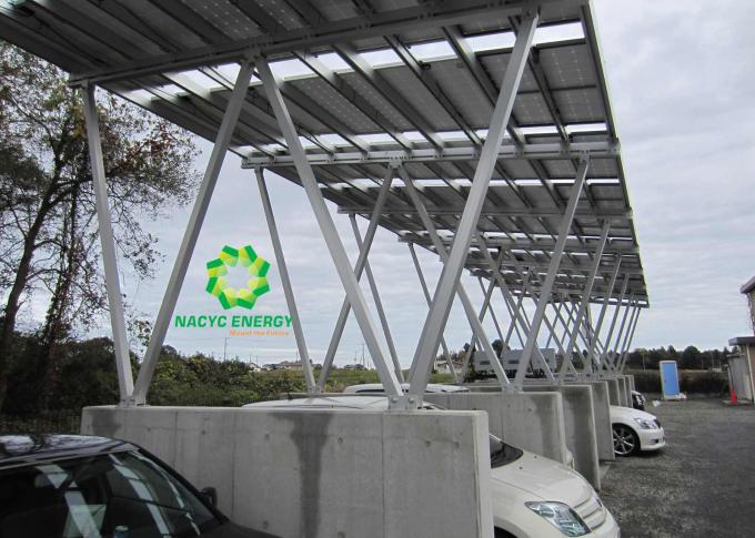 Aluminum Pv Carport Waterproof Solar Carport Structures Solar