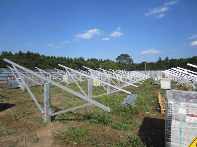 Adjustable Aluminum Solar Panel Mounting System , Ground Mount Solar