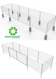 Galvanized Wire Fence Panels Simple All - In - One For Solar PV Power Plants
