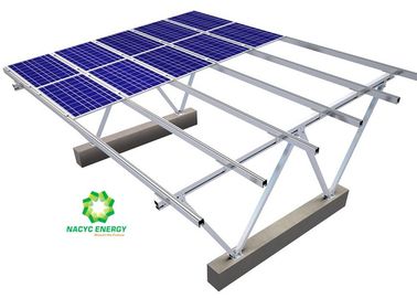 Photovoltaic Panel Carport Solar Systems 10 Years Warranty AL 6005-T5 Material