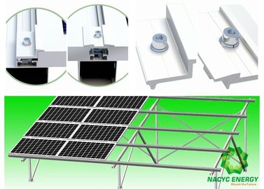 Aluminum Ground Mount Solar Racking Systems For Large Scale Installation Project