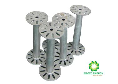 Pole Anchor Type Solar Ground Screws Hot Dipped Galvanized Surface For Sheds