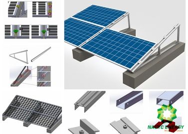 TOP Aluminum Flat Roof Solar Mounting System  Bracket home power system   for solar energy         solar home system