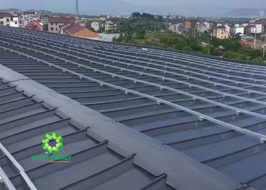 Large Scale Utility Solar Panel Flat Roof Mounting System For Industrial Roof