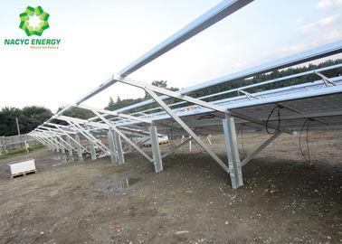 SGS PV Racking System Solar Energy Ground Mount System For Large Scar Deployment