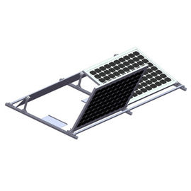 Premium Silver Ballasted Solar Mounting Systems / Flat Roof Solar PV Mounting System