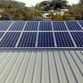 China Solar Power Industrial Metal Roof Solar Mounting Systems Roof Mounted PV System Quick Mount PV Roof Solar System