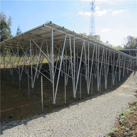 Solar Panel Structure Ground Galvanized Wire Mesh Panels On Grid Solar Steel Pile