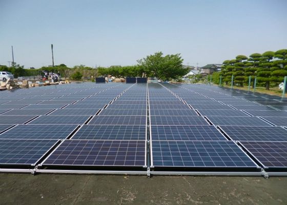 Flat Roof Anodized Ballasted Solar Mounting Systems