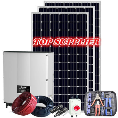 4KW 10KW Off Grid Solar System Mono 390W PV Solar Panels