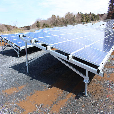 All Aluminum Flat Roof Solar System With Adjustable Angle