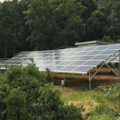 1MW Solar Farm Concrete Foundation Metal Screw Pile Solar Panels Racking Bracket