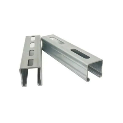 Good price Al6005-T5 & SUS304 Solar Strut Channel Galvanized Solar Panel Frame online