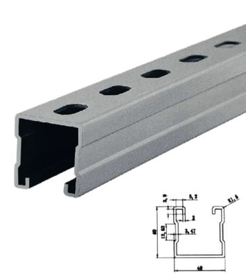 Good price Temperature Resistance Solar Panel Rails Aluminum Alloy Solar Rail Kit online