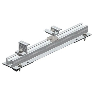 Good price 41mm Silver Aluminum Solar Rail 3000mm Solar Pv Mounting Rails online