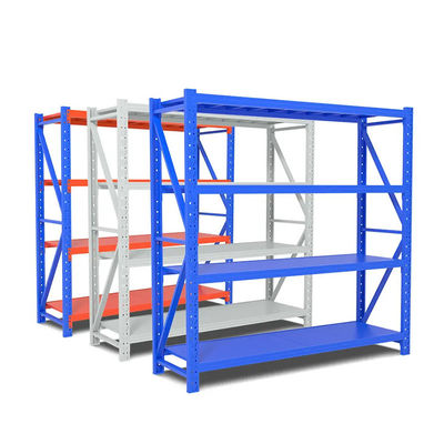 Good price Orange White 4 Tier Industrial Rack Metal Industrial Garage Shelving online