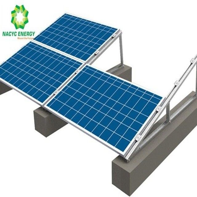 Solar Panel Structure Flat Roof Kit Solar Roof Warehouse High Corrosion