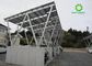 Solar Ground Aluminum Silver Carport Structures Solar Panel Racking Systems Solar Power Carport System