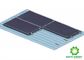 Sturdy Reliable Shorter Solar Mounting Rails For Metal Roof , Solar Panel Mounting Brackets