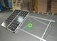 Light Weight PV Flat Roof Solar Mounting System With 3pcs Solar Panels