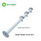 220mm Flange Q235 Steel Ground Screw Piles For Solar Mounting System