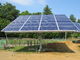 Single Pole Aluminum PV solar Ground Mounting System, Solar plant mount structure