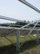 Silver Anodized Solar Ground Mount System / Solar Energy Systems Single Pole