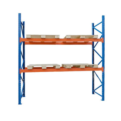 Good price 2 Tires Industrial Metal Shelving Powder Coated Warehouse Storage Racks online