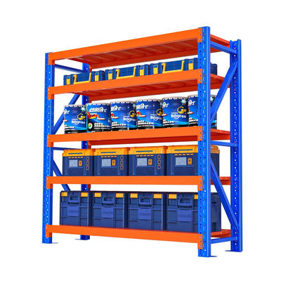 Good price 200 Pound Industrial Storage Shelves Blue Heavy Duty Warehouse Shelving online